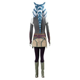 TV Ahsoka 2023 Ahsoka Tano Women Dress Outfit Halloween Carnival Costume Cosplay Costume